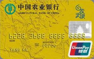 农业银行金穗白衣天使信用卡(金卡)