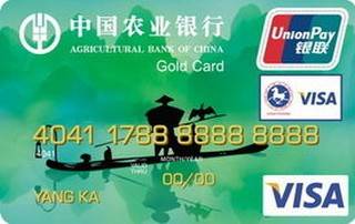 农业银行金穗东方神韵国际旅游信用卡(绿色)