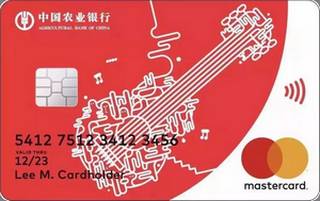 农业银行MyWay信用卡(万事达-Music音乐版)