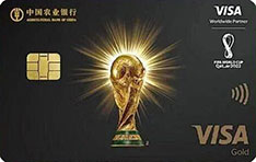 农业银行Visa FIFA世界杯主题信用卡(大力神杯卡)