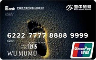 光大银行宝中旅游联名信用卡(白金卡)