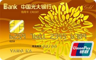 光大银行阳光信用卡(金卡-银联版)