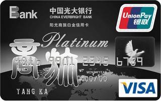 光大银行阳光商旅信用卡(白金卡)
